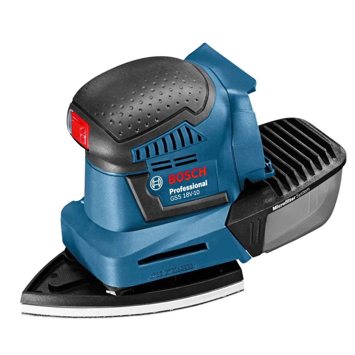 Bosch GSS 18V-10 Professional Orbital Sander Body only for Efficient Sanding Power 06019D0200