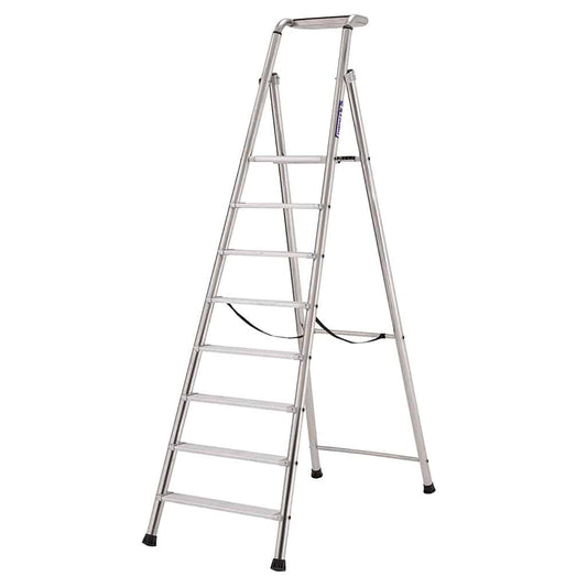 TB Davies 8 Tread Probat Aluminium Platform Step Ladder Lightweight, Durable & Safe 1205-008