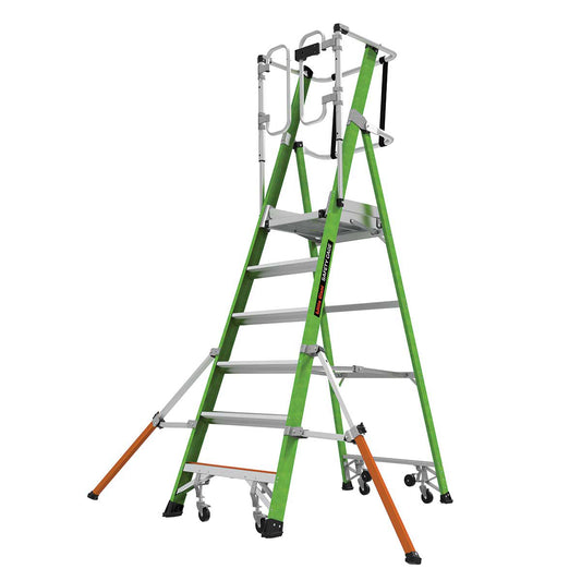 Little Giant 6 Tread Safety Podium Step Secure & Portable Access Solution for Safe Work 1304-096