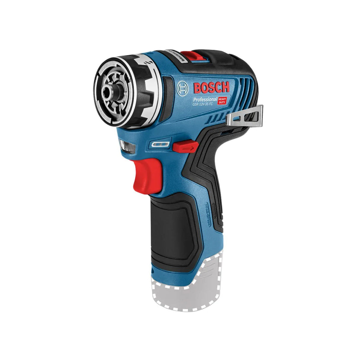 Bosch GSR 12V-35 FC Pro FlexiClick Drill Driver Body Only Compact & Versatile Tool BSH6019H3004