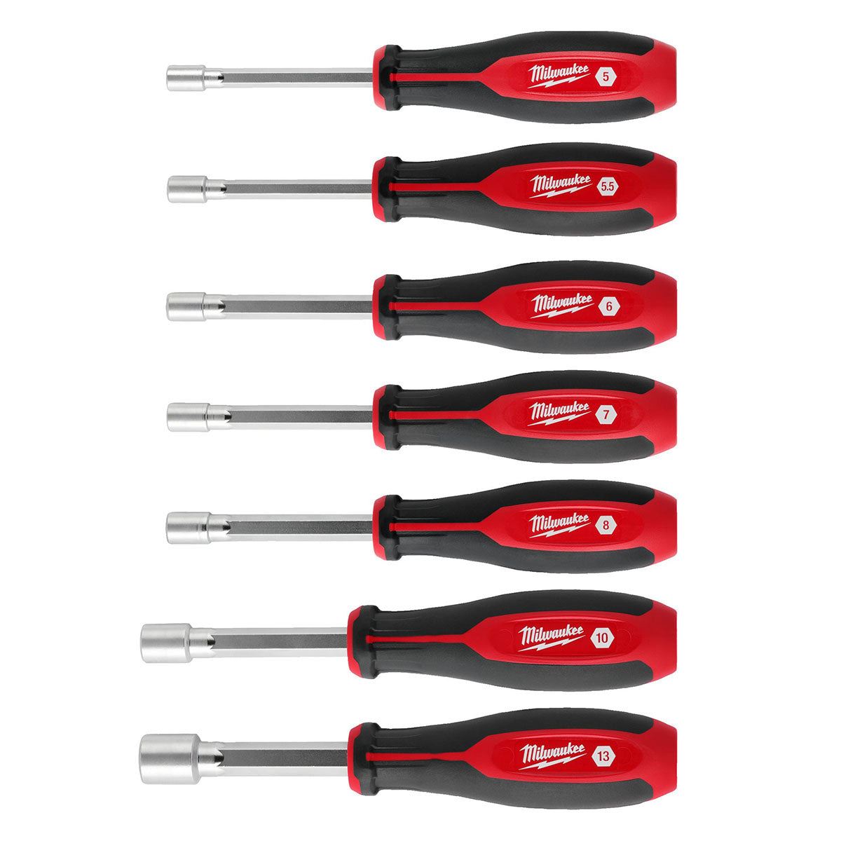 Milwaukee 7 Piece HollowCore Magnetic Nut Driver Set 4932479891