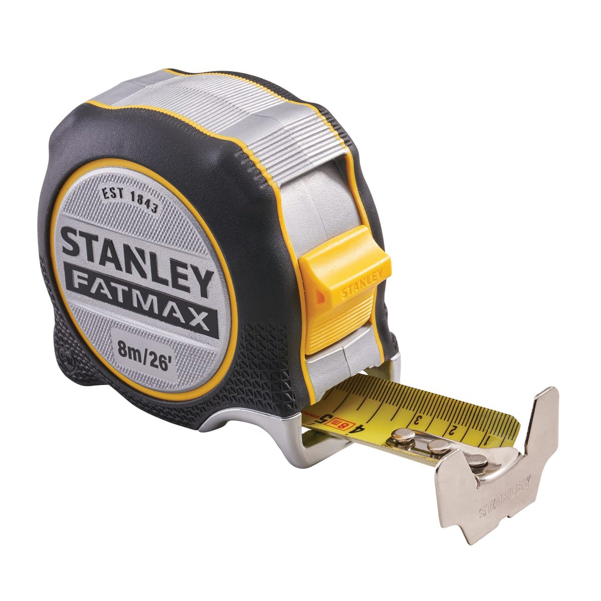 Stanley FatMax 8m/26ft Extreme Tape Measure Durable & Accurate for Tough Jobs XMS24XTTAPE