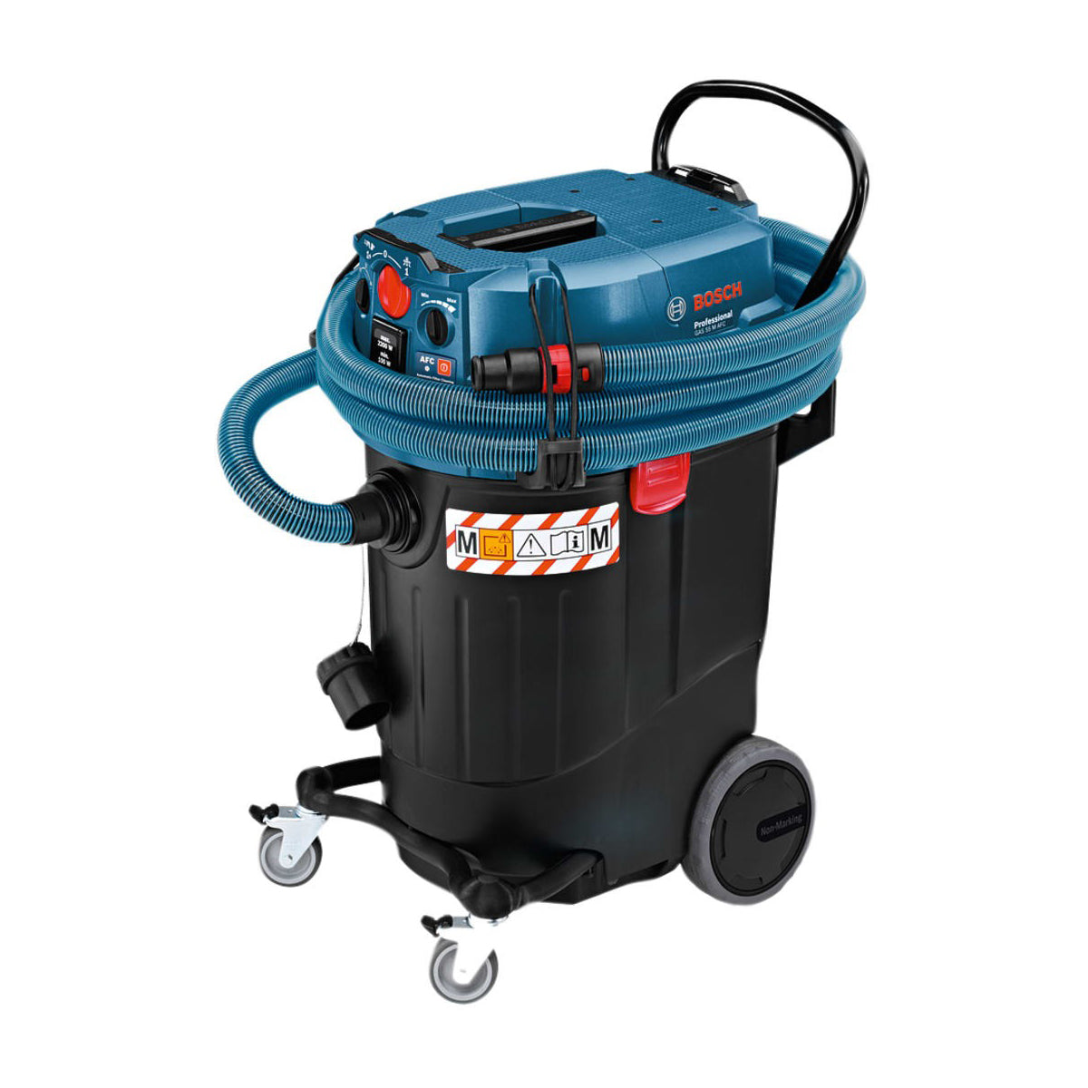 Bosch GAS 55 M AFC Professional M-Class Wet & Dry Vacuum for Powerful Dust Extraction 240V/1200W 06019C3360