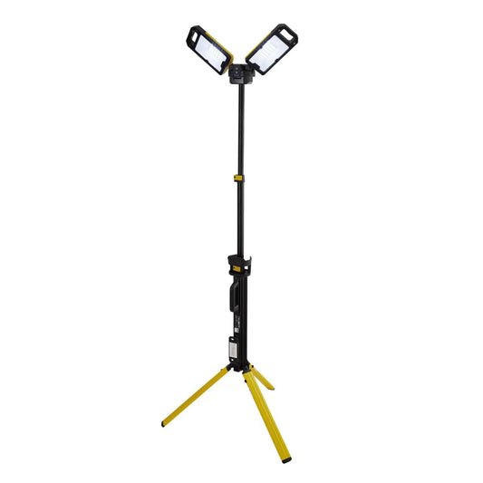 Draper RC/TSL/50W LED High Performance, Portable & Rechargeable Tripod Site/ Work Light 50W/230V 13885