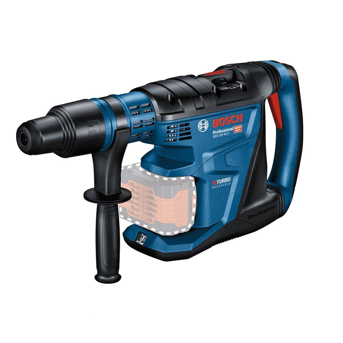 Bosch GBH 18V-40 C Professional BITURBO SDS-Max Rotary Hammer Body Only 0611917100