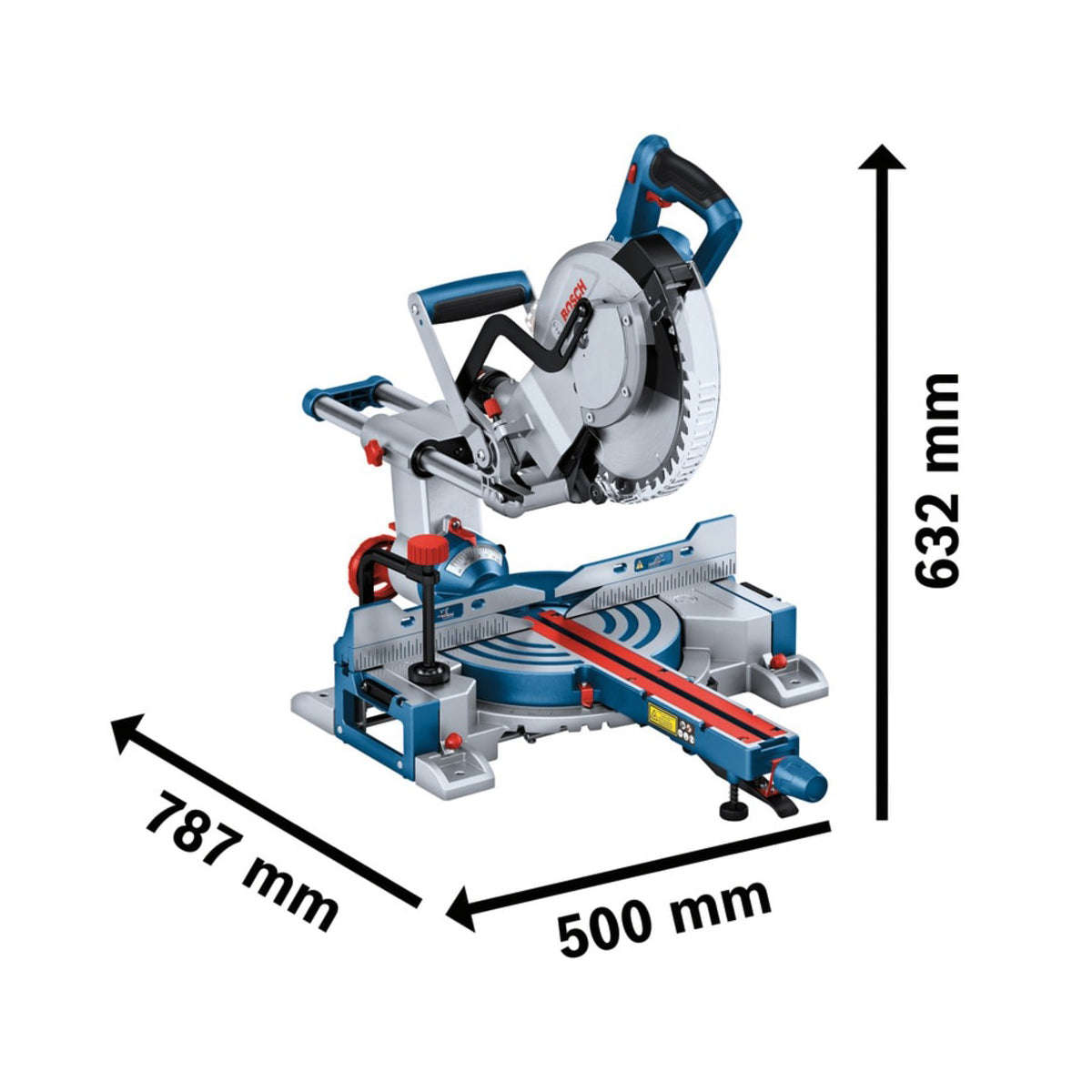 Bosch GCM 18V-254 D Professional BITURBO Mitre Saw Body Only 0601B51100