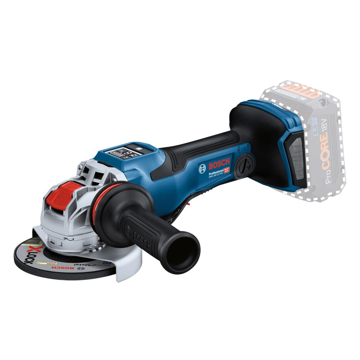 Bosch GWX 18V-15 PSC Professional BITURBO Angle Grinder 125mm Body Only 06019H6G00