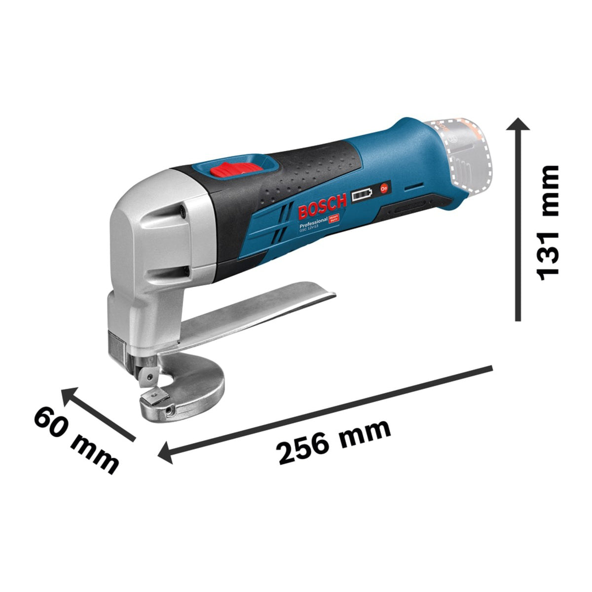 Bosch GSC 12V-13 Professional Metal Shear for Efficient Cutting Body Only 0601926105