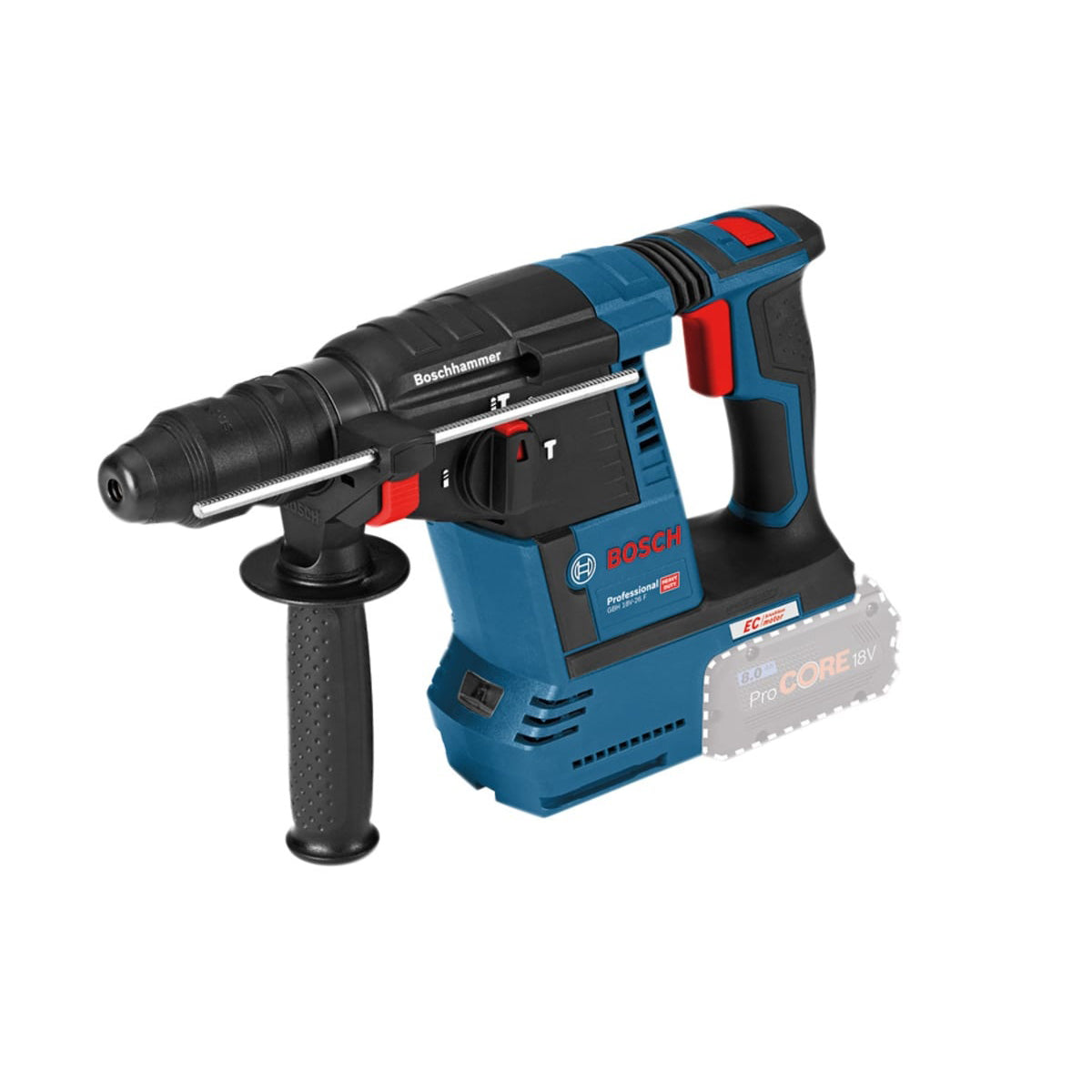 Bosch GBH 18V-26F SDS-Plus Rotary Hammer Body Only Power Tool for Drilling and Chiseling 0611910000