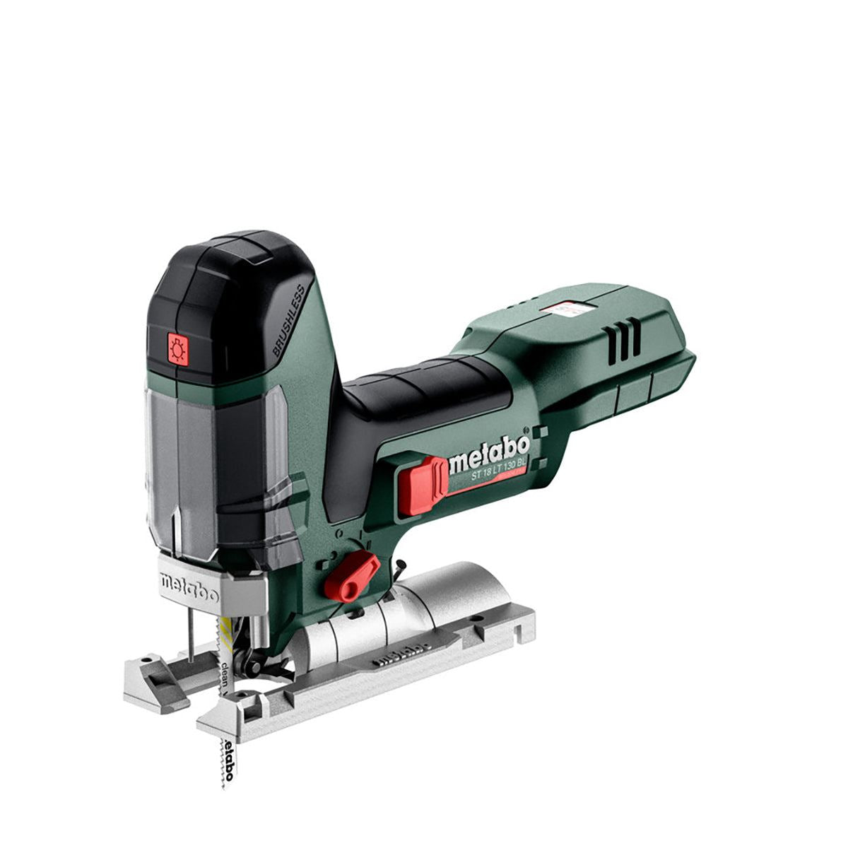 Metabo ST 18 LT 130 BL 18V Brushless Jigsaw with 1 x 4.0Ah Battery Charger & Metabox