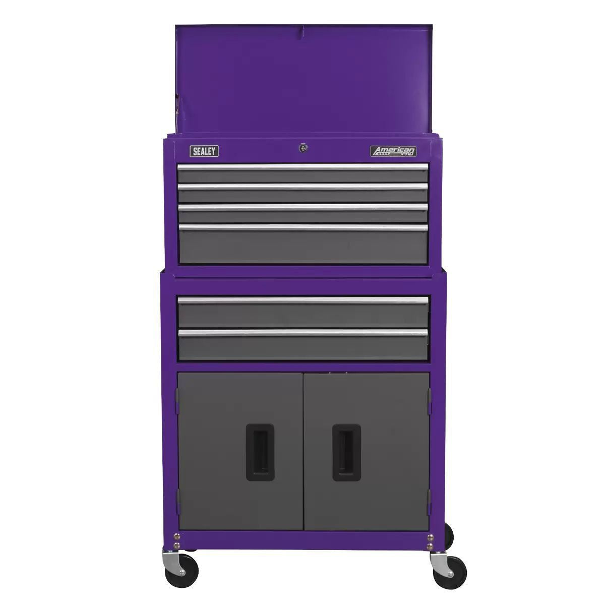 Sealey AP2200BBCP 6 Drawer Topchest & Rollcab with Ball-Bearing Slides