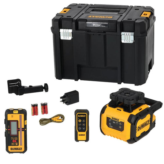 Dewalt DCLE15211R-GB USB-C Li-Ion Rotary Dual Slope Red Laser Kit with Case