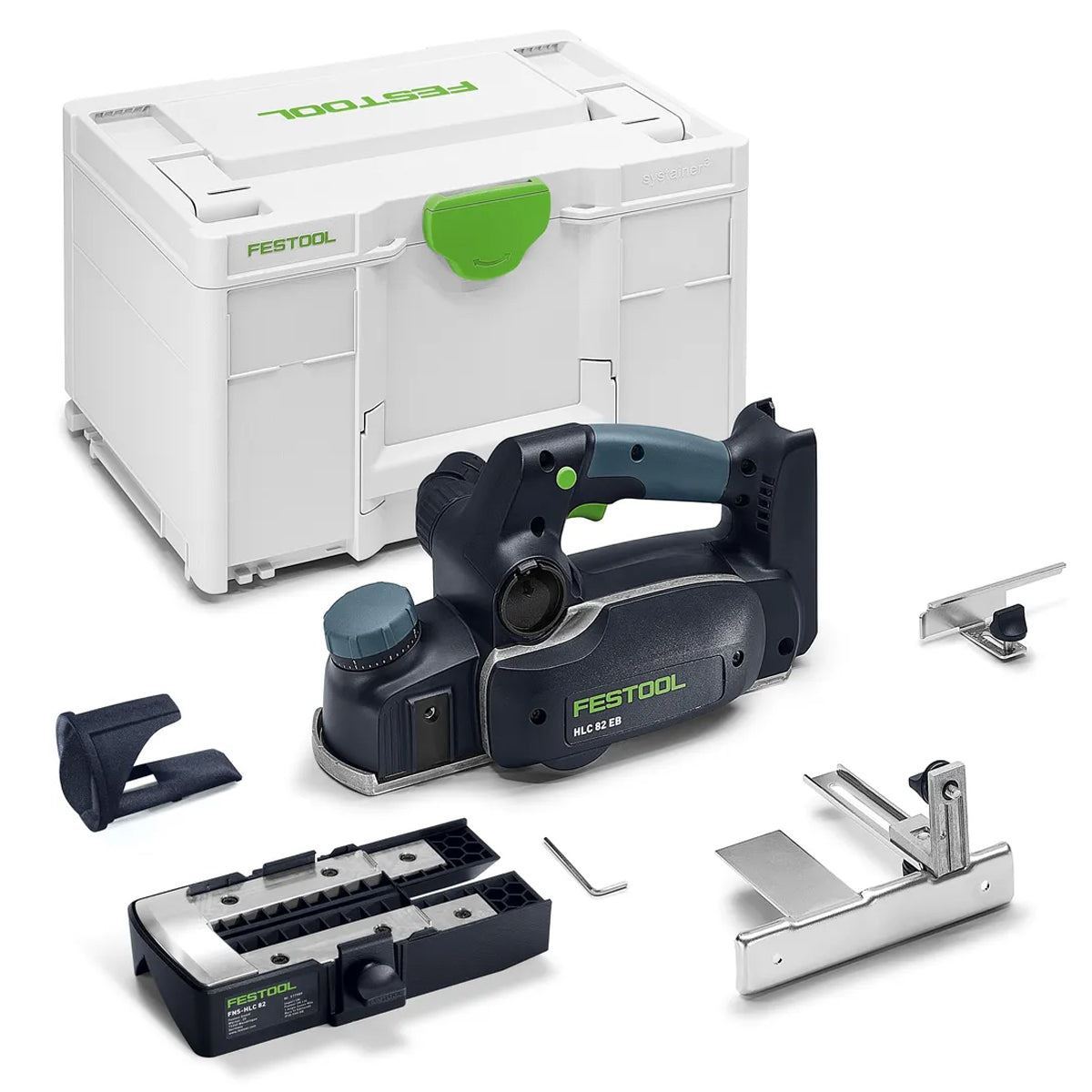 Festool HLC 82 EB-Basic-Set 18V Brushless Planer Body with Accessories Set & Systainer - 578600