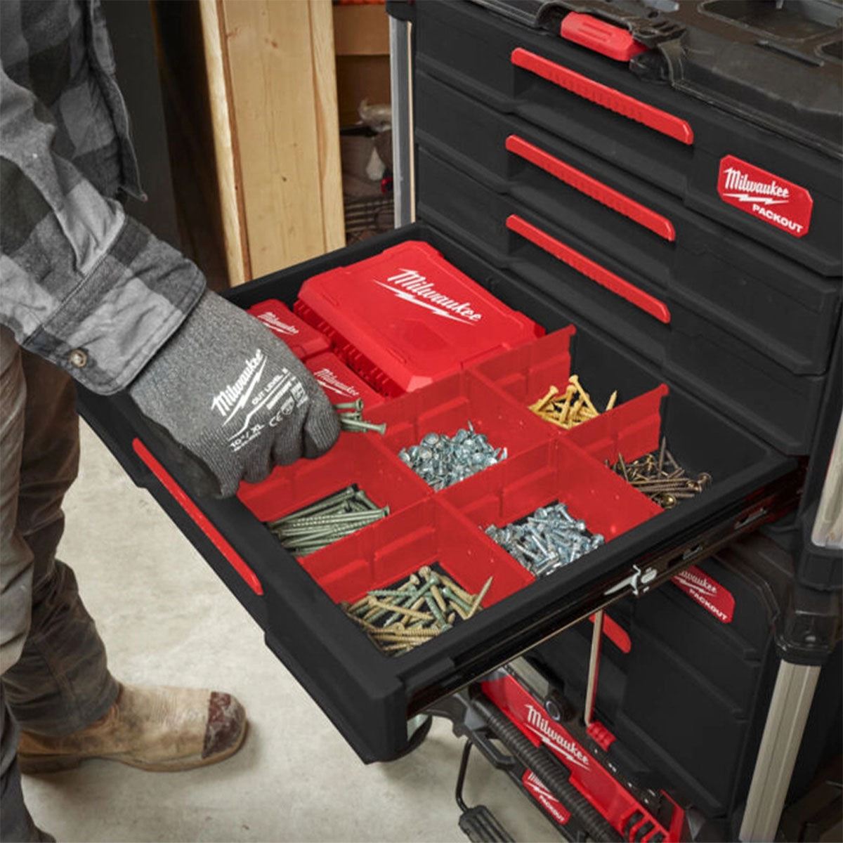 Milwaukee PACKOUT 4 Drawer Tool Box 4932493189