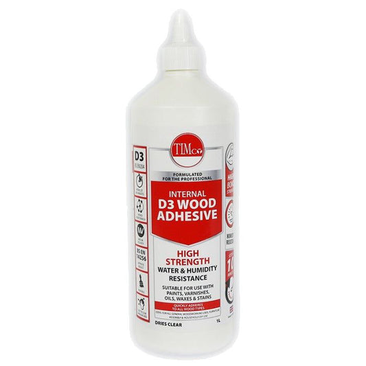 Timco 247258 High Strength D3 Wood Adhesive 1L