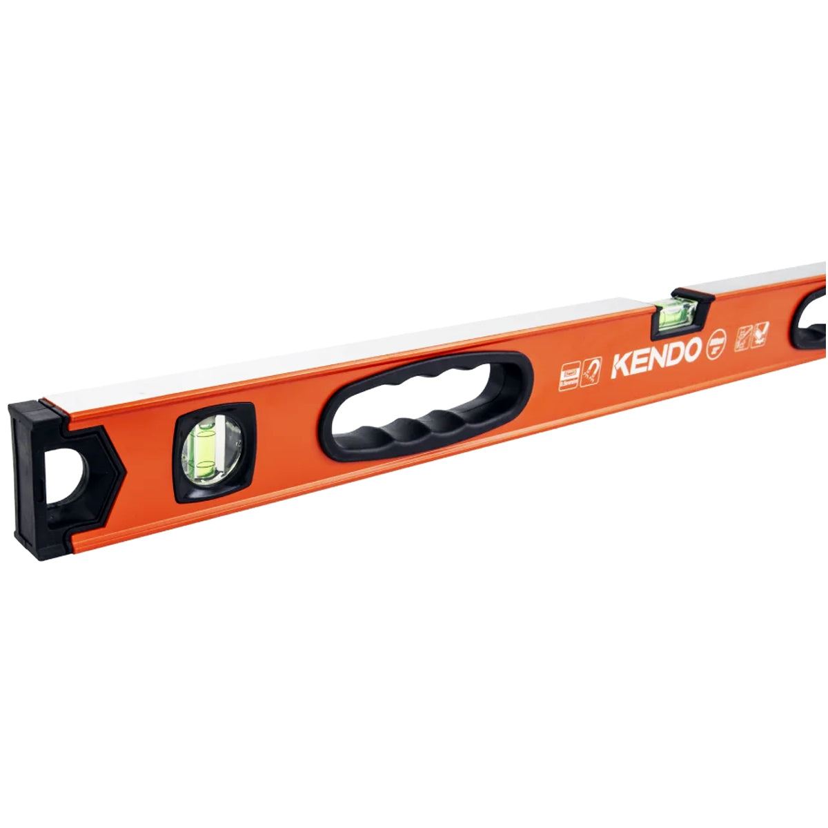 Kendo Magnetic Aluminium Level 600mm & 1200mm Pack of 2
