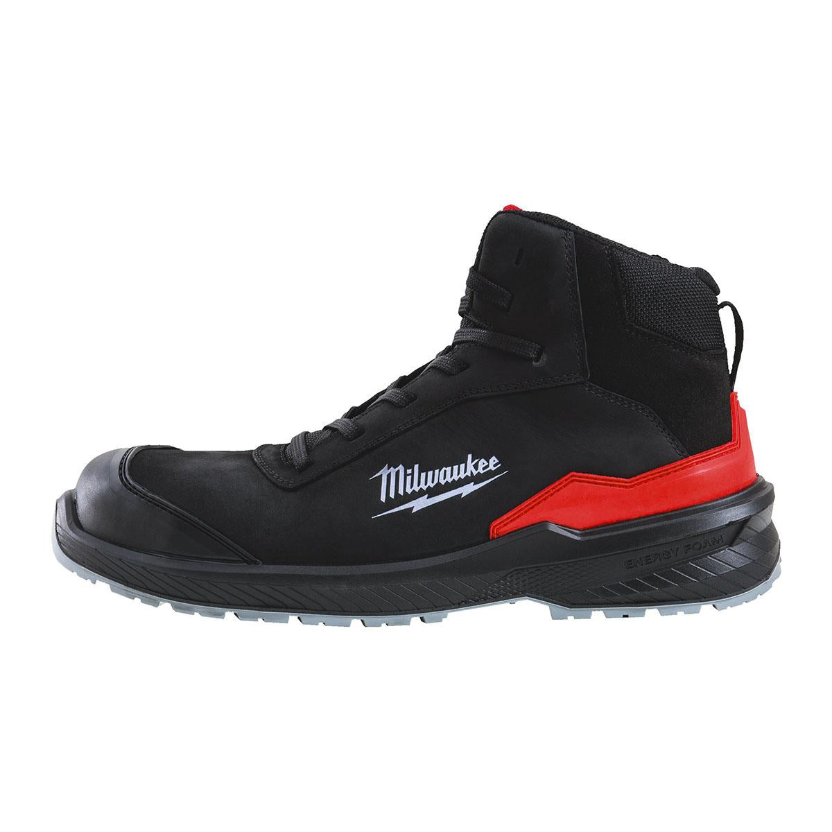 Milwaukee Flextred S3S Mid Cut Safety Boots Black Size 10 - 4932493735