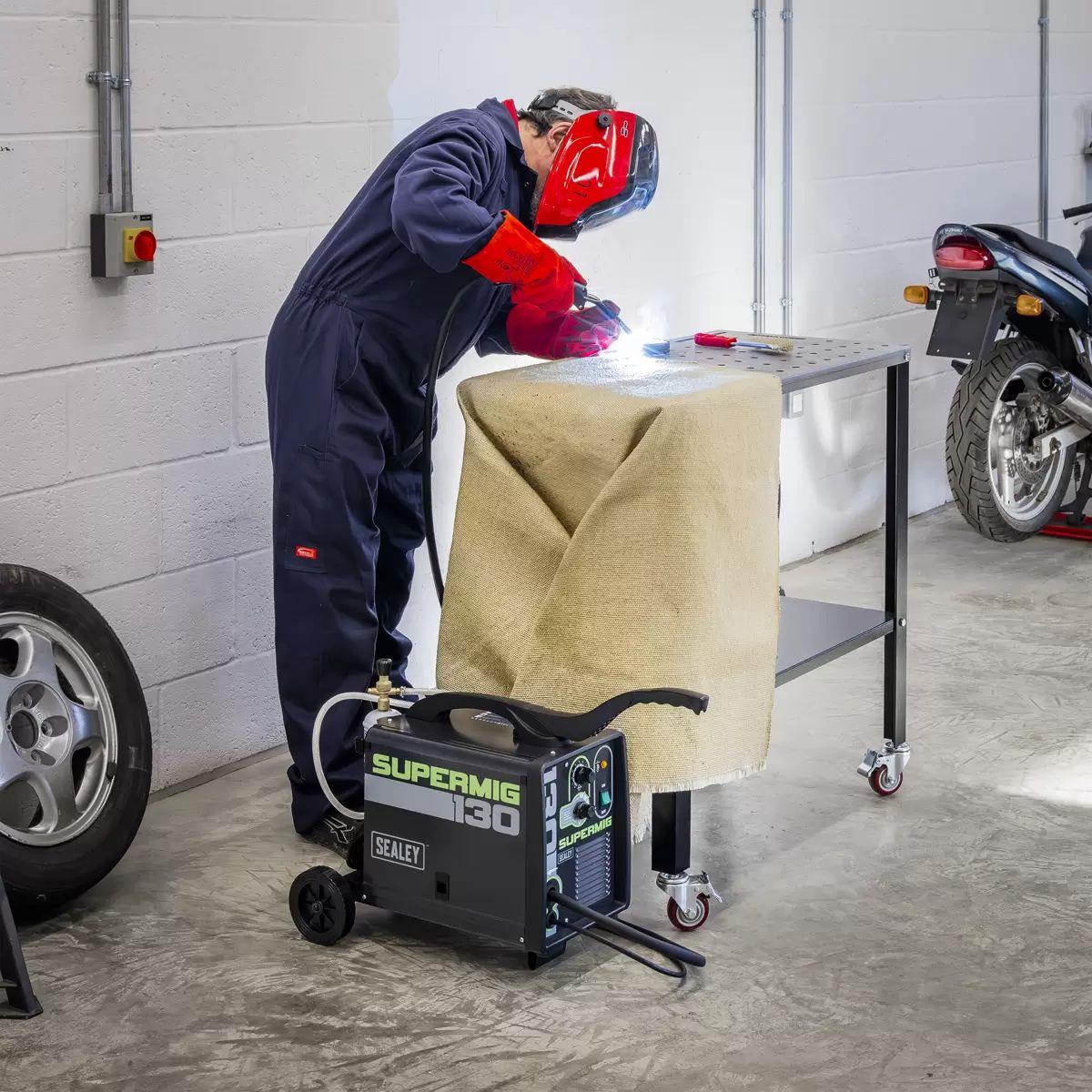 Sealey SUPERMIG130 130A Portable Mini MIG Welder 230V