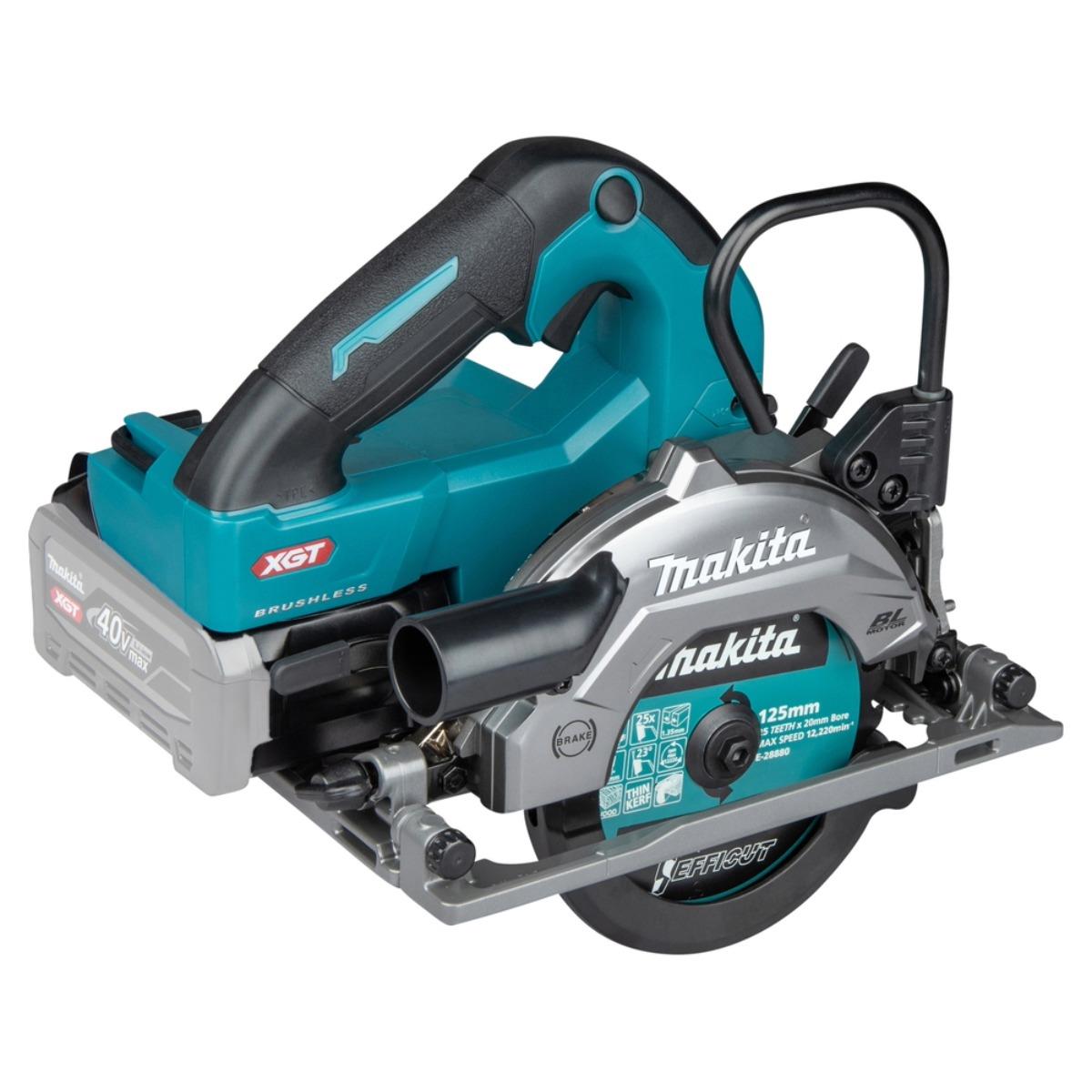Makita HS014GZ 40V Max XGT Brushless 125mm Circular Saw with 1 x 2.5Ah Battery & Charger