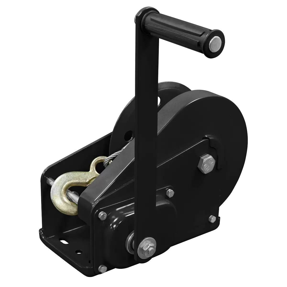 Sealey GWC2500B Geared Hand Winch with Brake & Cable 1130kg Capacity