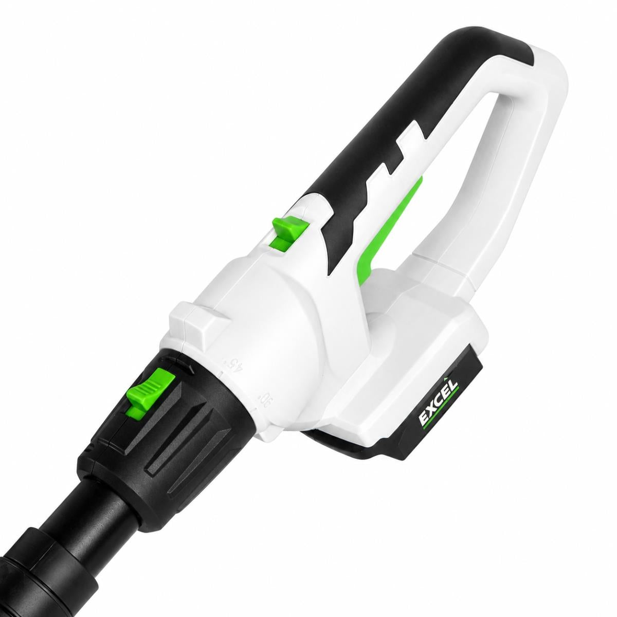 Excel 20V Cordless 2-in-1 Pole Hedge Trimmer & Pole Chainsaw Body Only Item Condition Damaged Box