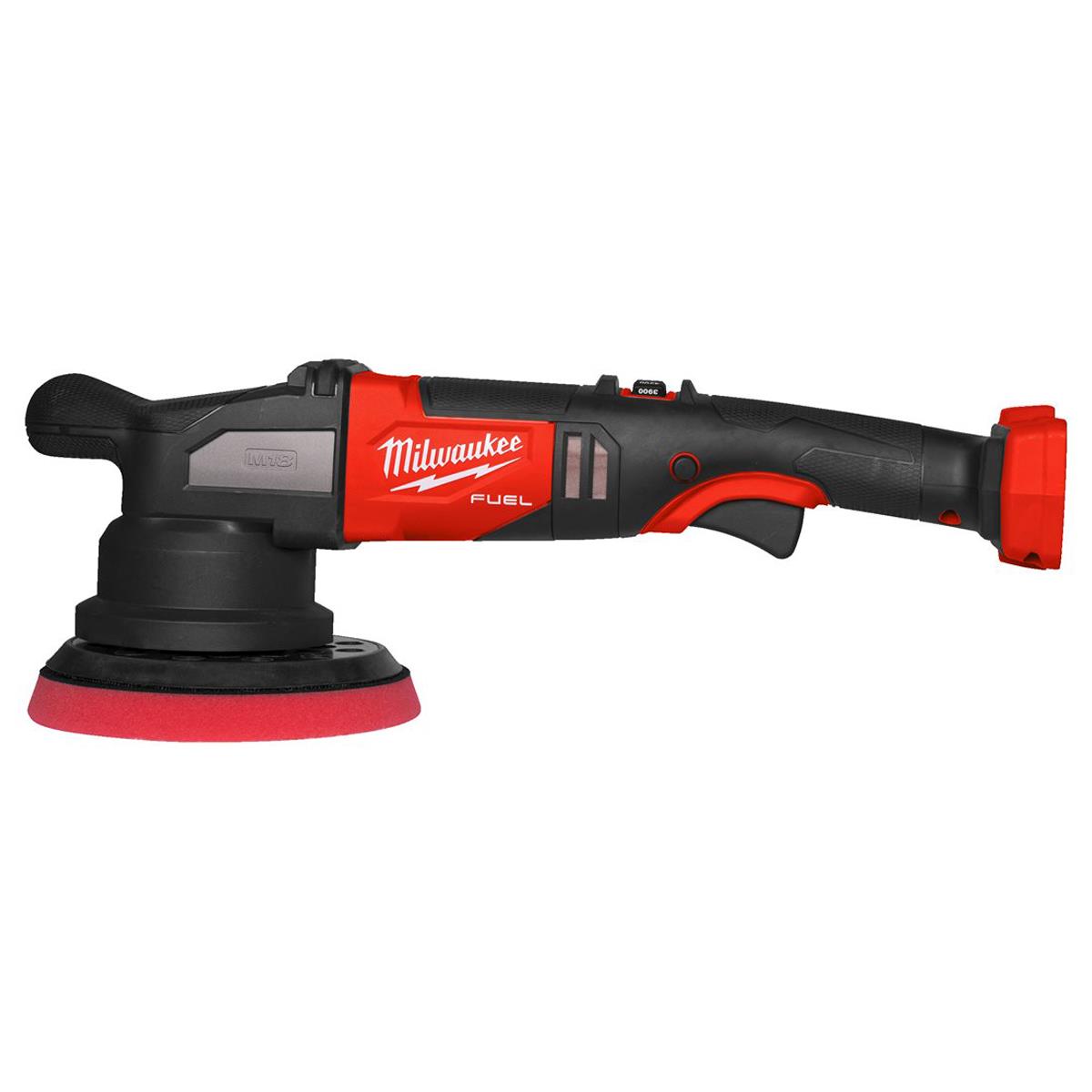 Milwaukee M18FROP21-0X 18V Brushless Random Orbital Polisher With 1 x 8.0Ah Battery Charger & Case