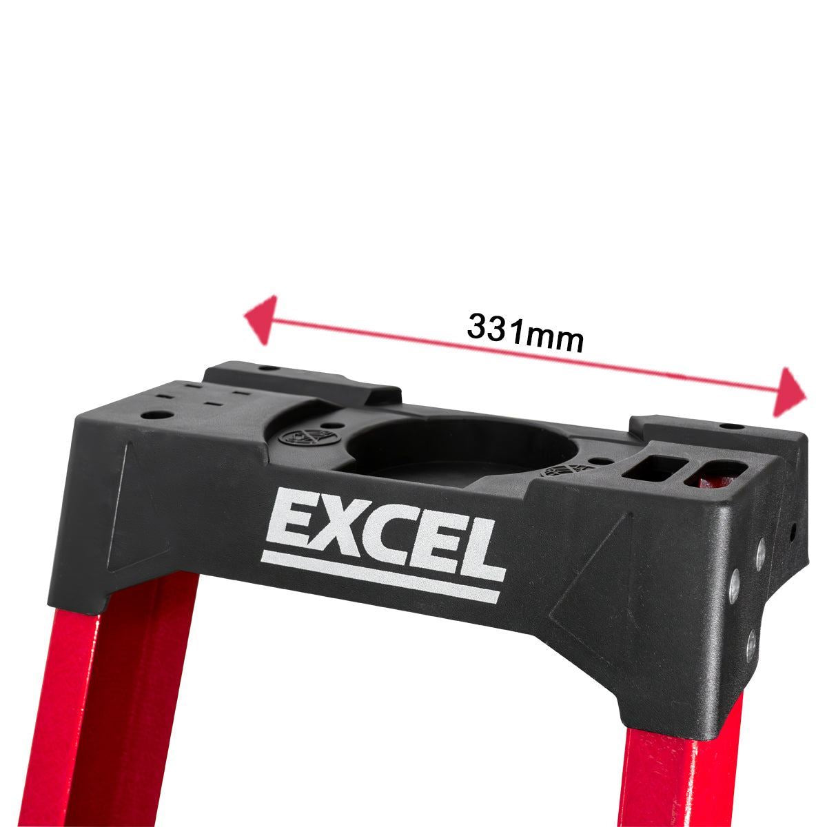 Excel Electricians Fibreglass Platform Step Ladder 6 Tread 2.04m EN131 Item Condition Box Opened Never Used - Collection Only