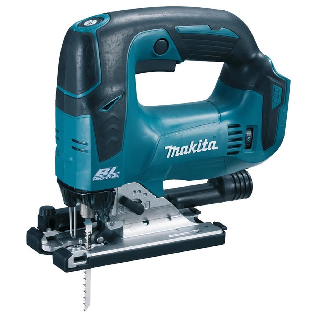Makita DJV182RTJ 18V LXT Brushless Jigsaw Top Handle With 2 x 5.0Ah Batteries, Charger & Case