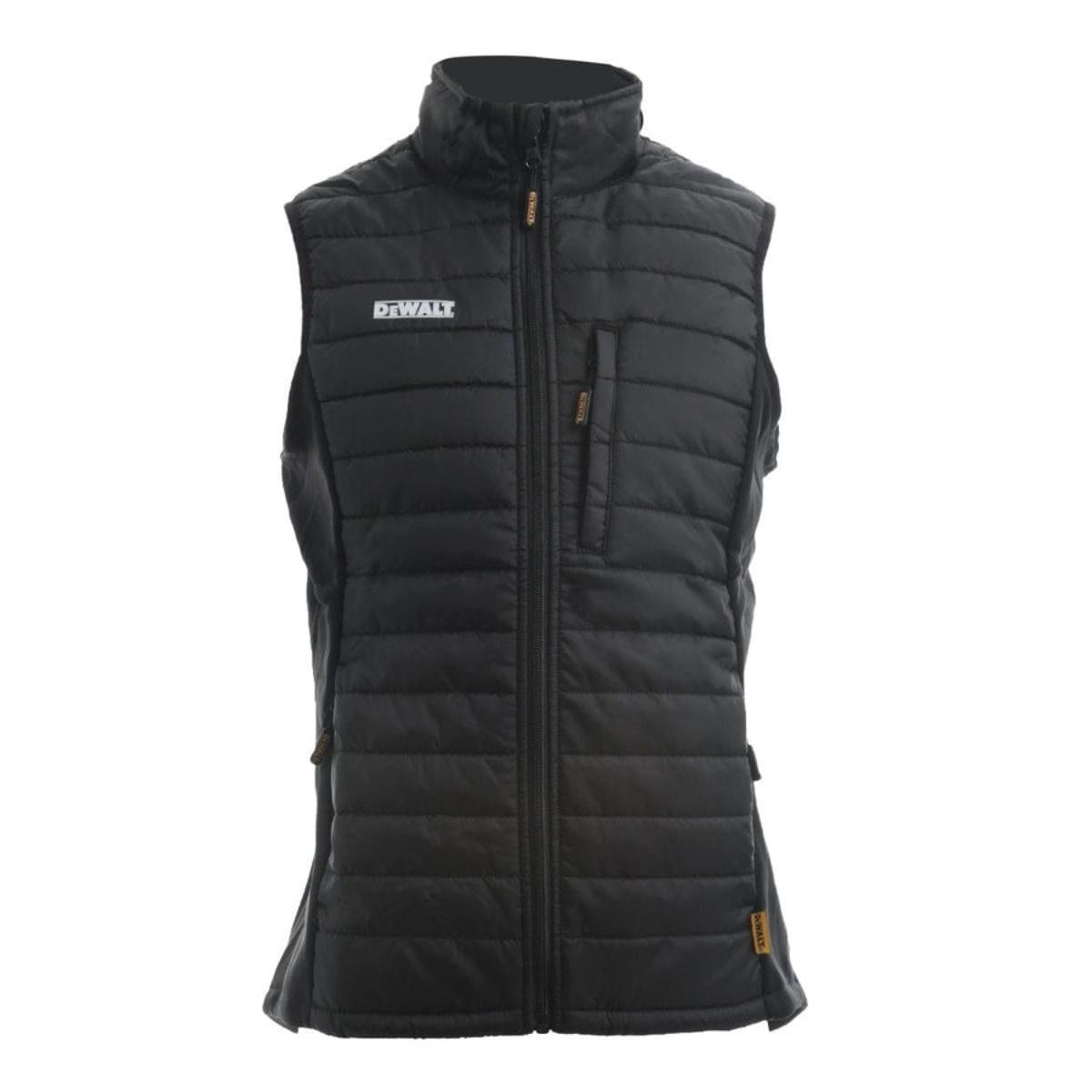 Dewalt Force Lightweight Rip-Stop Padded Gilet Black - Size L