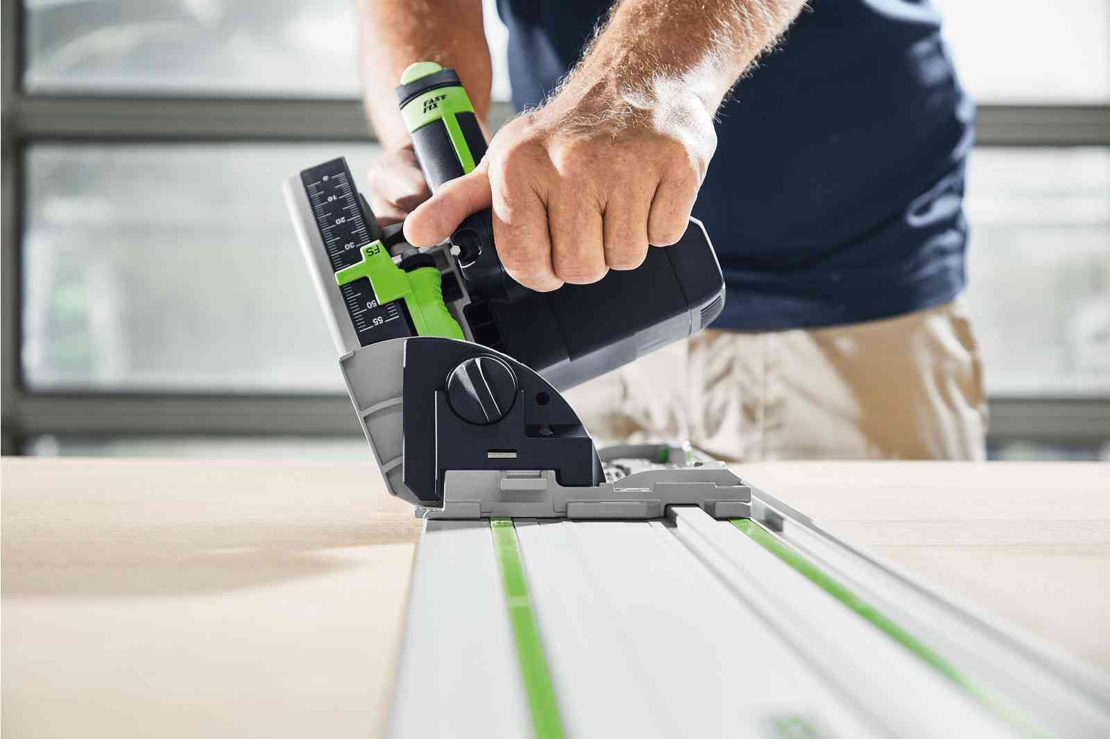 Festool TS 55 FEQ-Plus 110V GB 160mm Circular Plunge-Cut Saw In Systainer - 576707