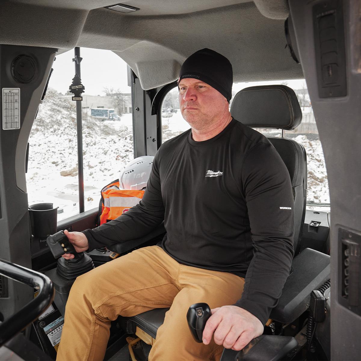 Milwaukee Workskin Cold Weather Long Sleeve Base Layer Black Large 4932498285