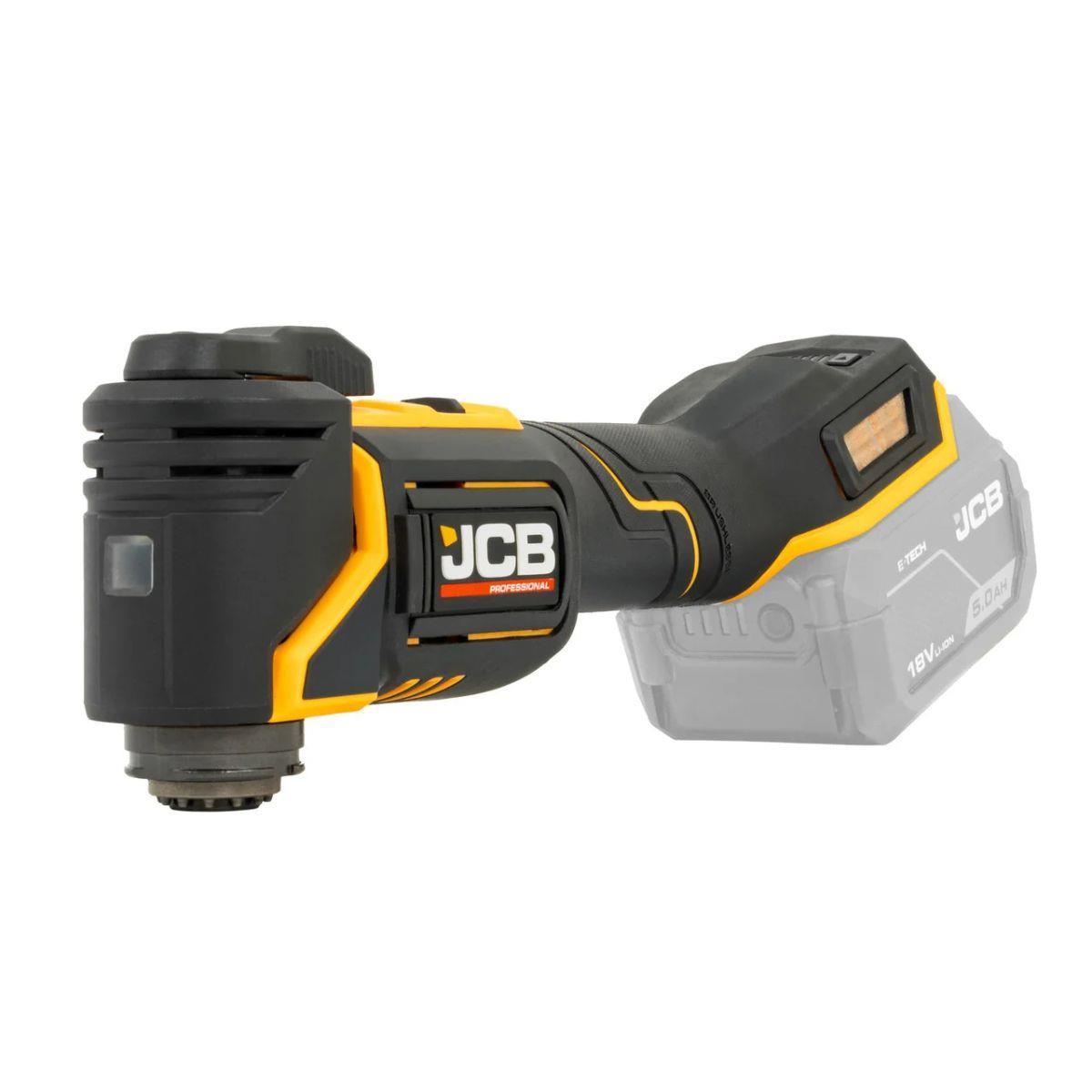 JCB-18PKIT-6 Pro 18V Combi Drill, Impact Driver & Multi Tool With 2Ah & 5Ah Batteries & 4.5A Fast Charger In Soft Tool Bag