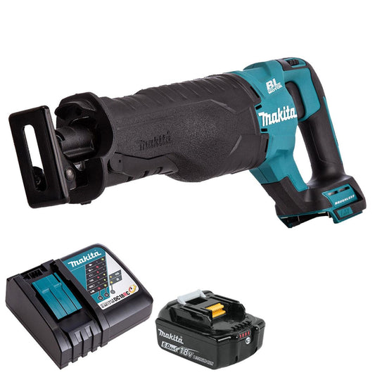 Makita DJR187Z 18V LXT Cordless Brushless Reciprocating Saw with 1 x 6.0Ah Battery & Charger