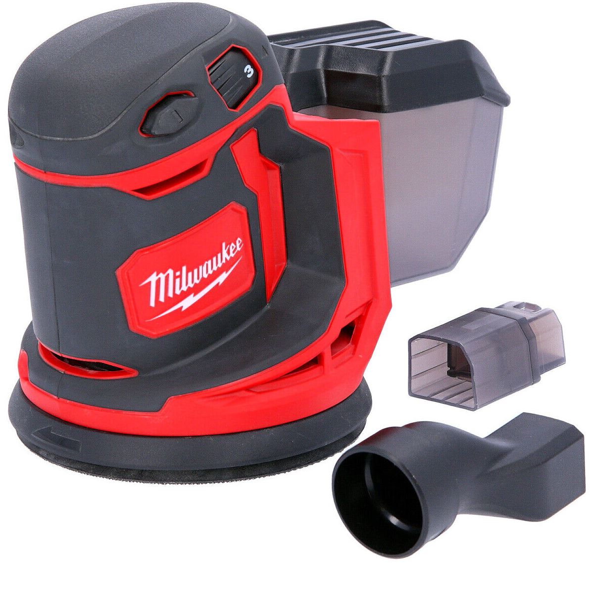 Milwaukee M18BOS125-0 18V 125mm Random Orbital Sander with 1 x 2.0Ah Battery & Charger