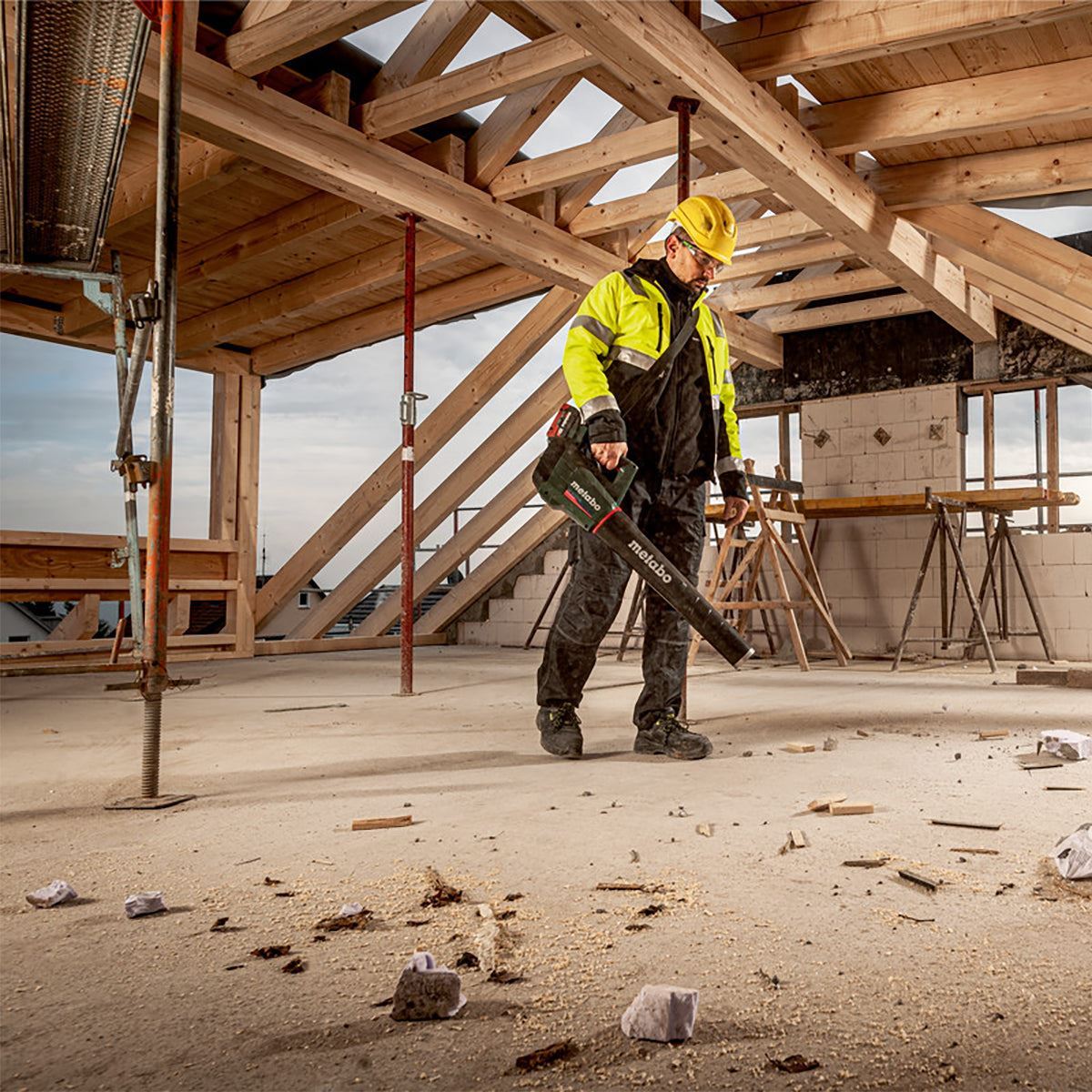 Metabo LB 18 LTX BL 18V Brushless Leaf Blower with 1 x 8.0Ah Battery & Charger