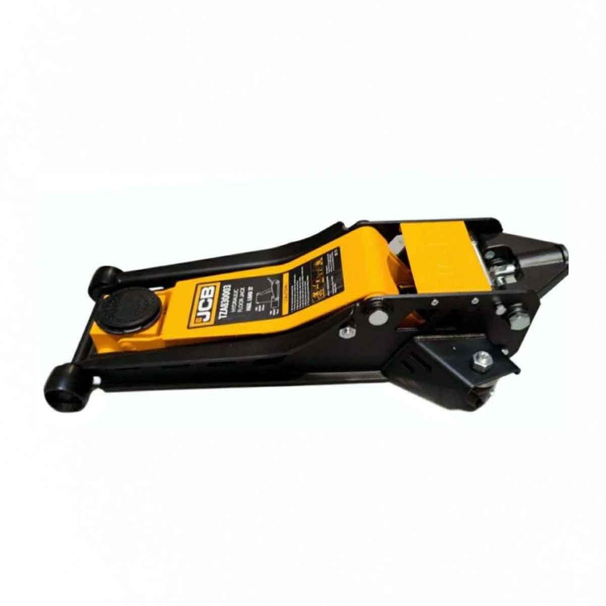 JCB-TZA830003 3 Tonne Hydraulic Trolley Jack Low-Profile 508mm Maximum Lift