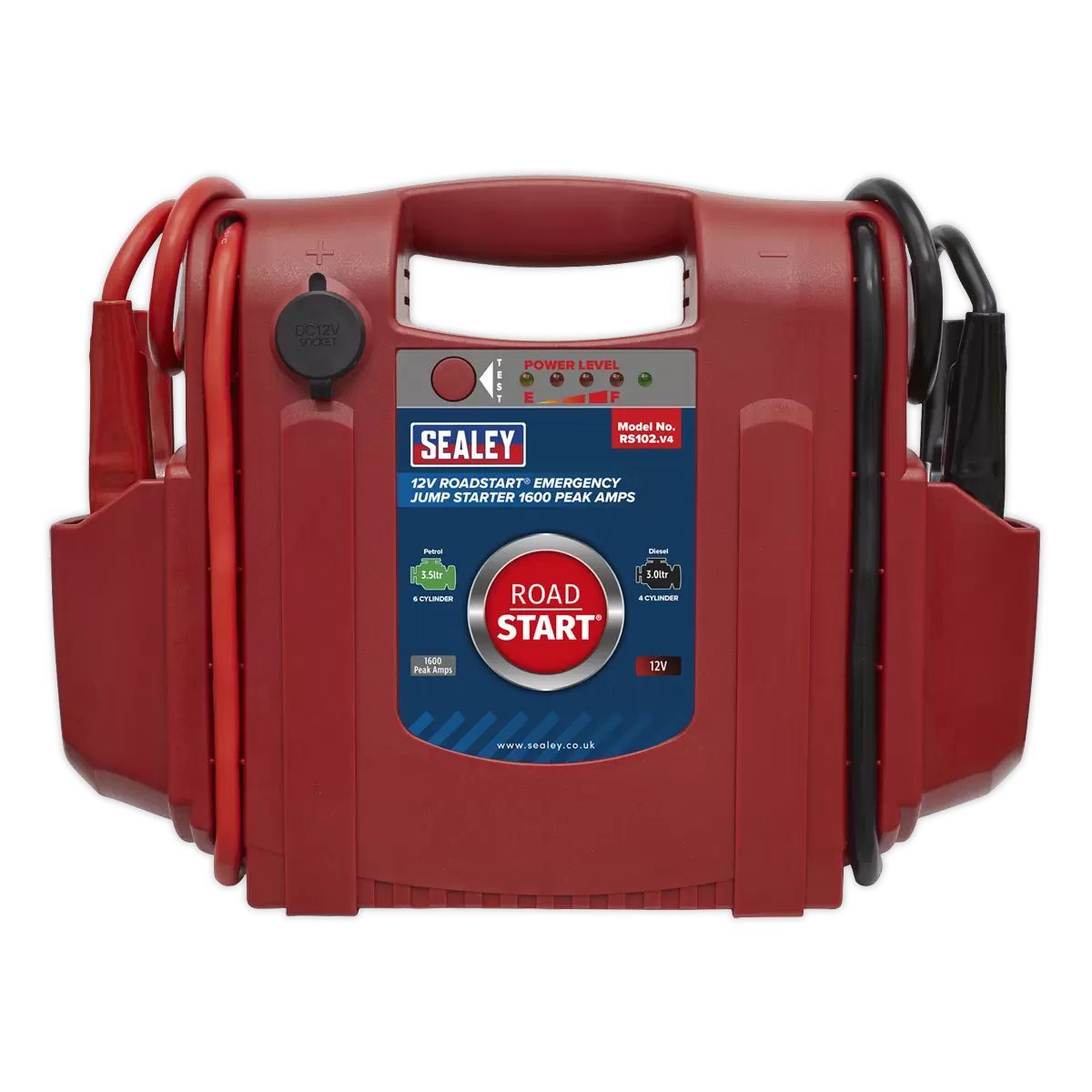 Sealey RS102 1600A 12V RoadStart Emergency Jump Starter