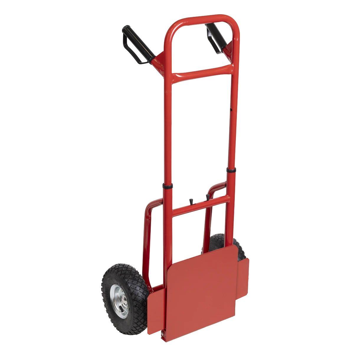 Sealey CST801 200kg Folding Sack Truck with Pneumatic Tyres