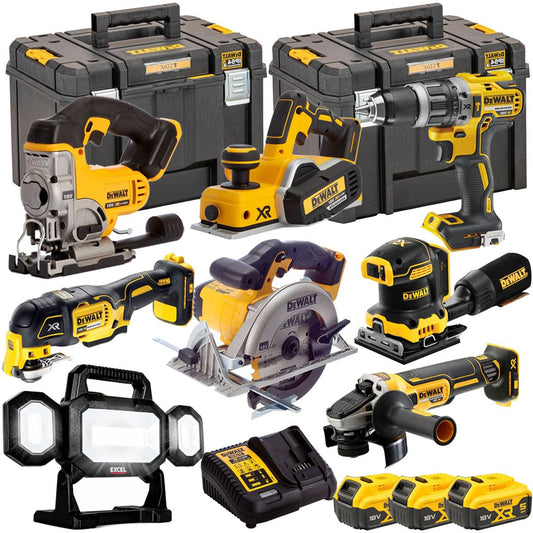 Dewalt DCK665P3T3 18V 8 Piece Power Tool Kit with 3 x 5.0Ah Batteries