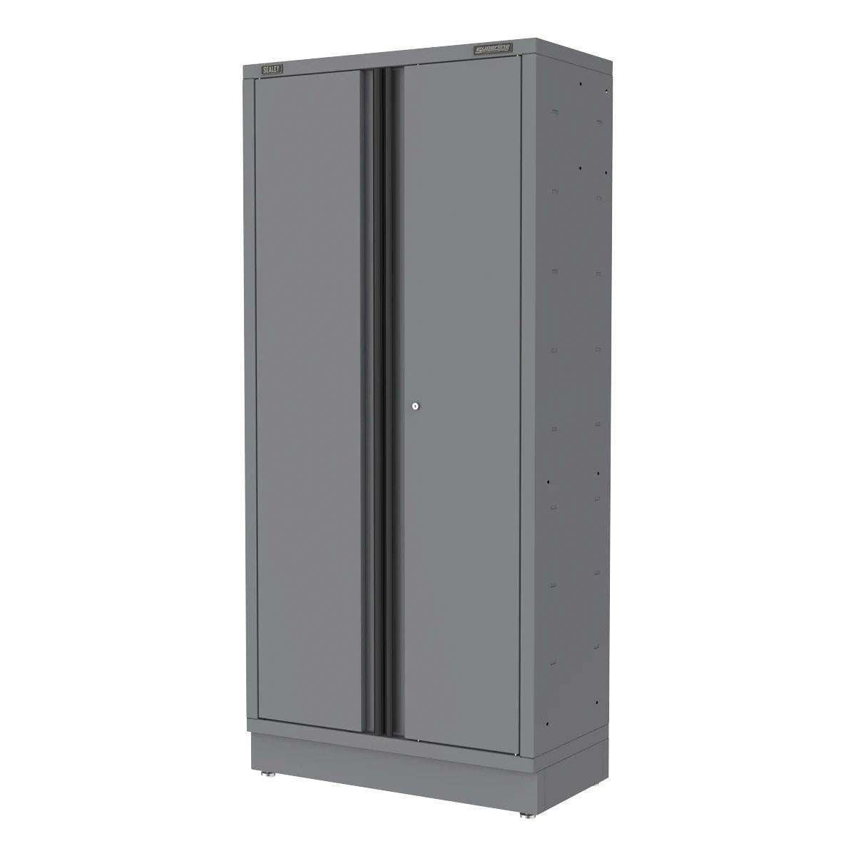 Sealey APMS30BE Superline PRO Black Edition Modular Full Height Floor Cabinet 2 Door 915mm