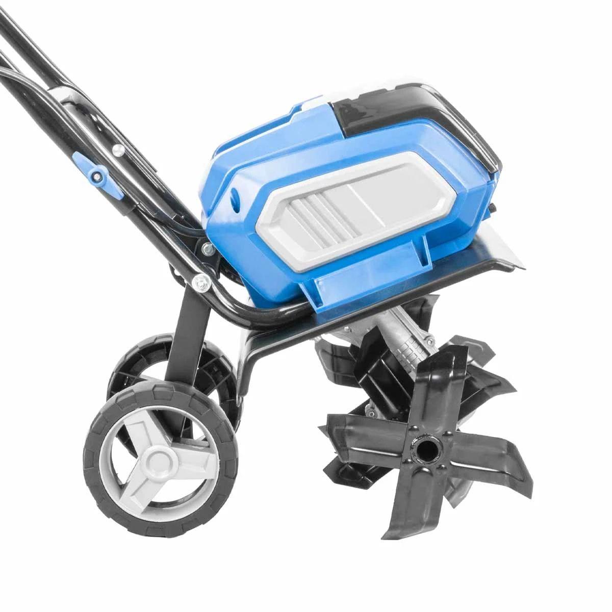 Hyundai HY40CT36 2 x 20V Brushless Cordless Tiller 36cm with 2 x 4.0Ah Batteries and Charger