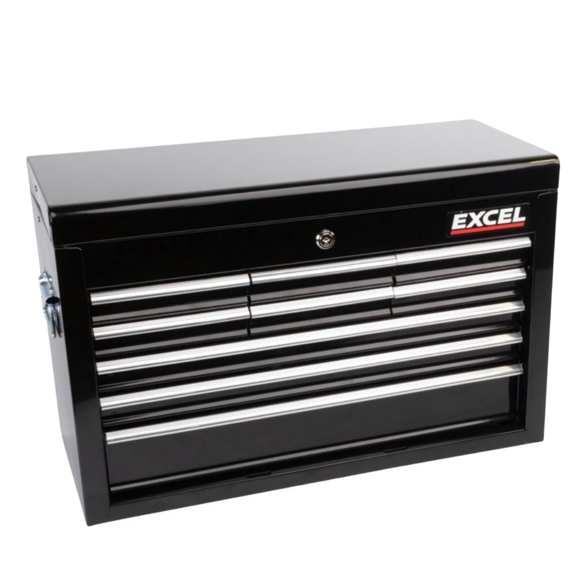 Excel 9 Drawers Portable Tool Chest Cabinet with Ball Bearing Slides Black