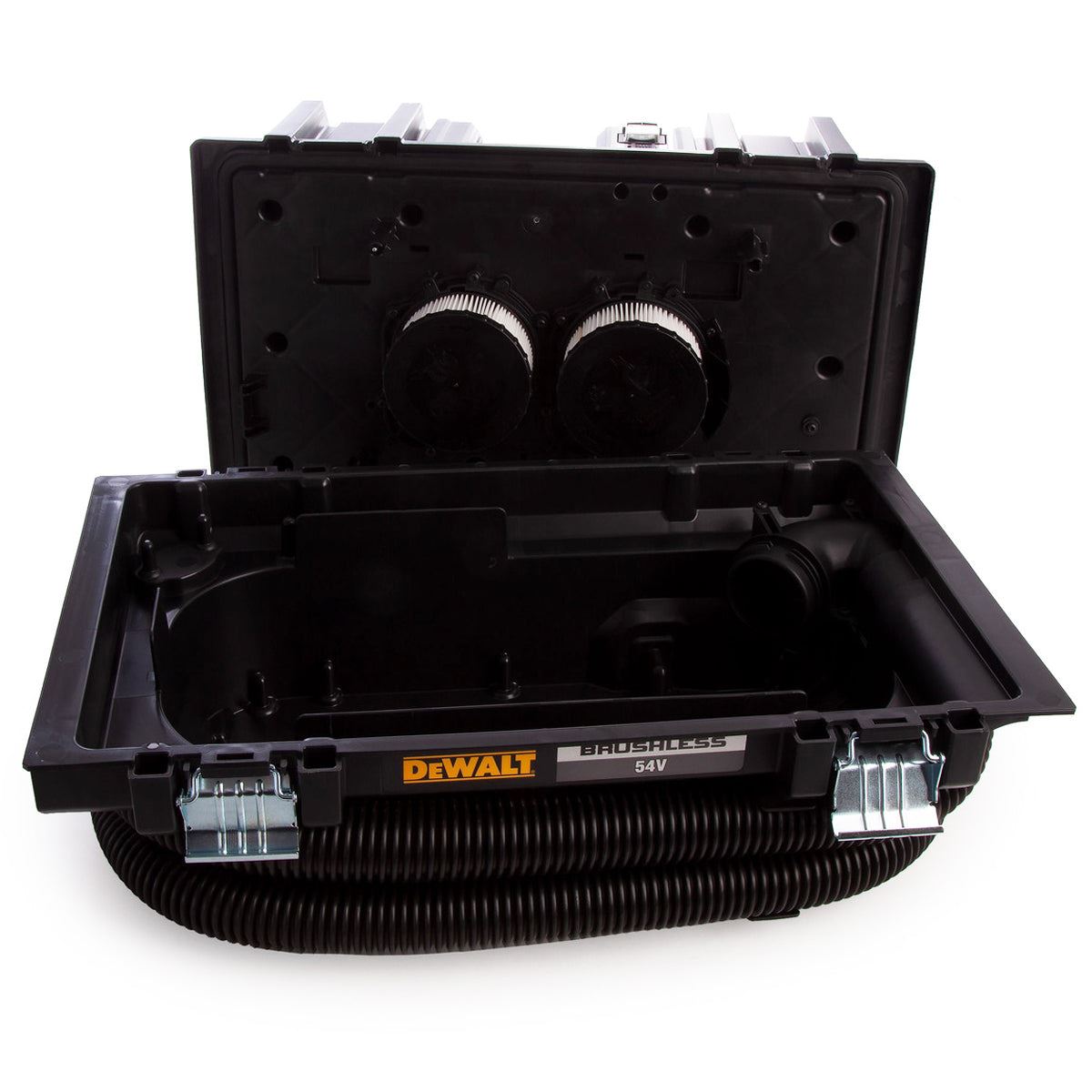 Dewalt DCV586MT2 54V Flexvolt Brushless M-Class Dust Extractor with 2 x 6.0Ah Battery Charger & Filters