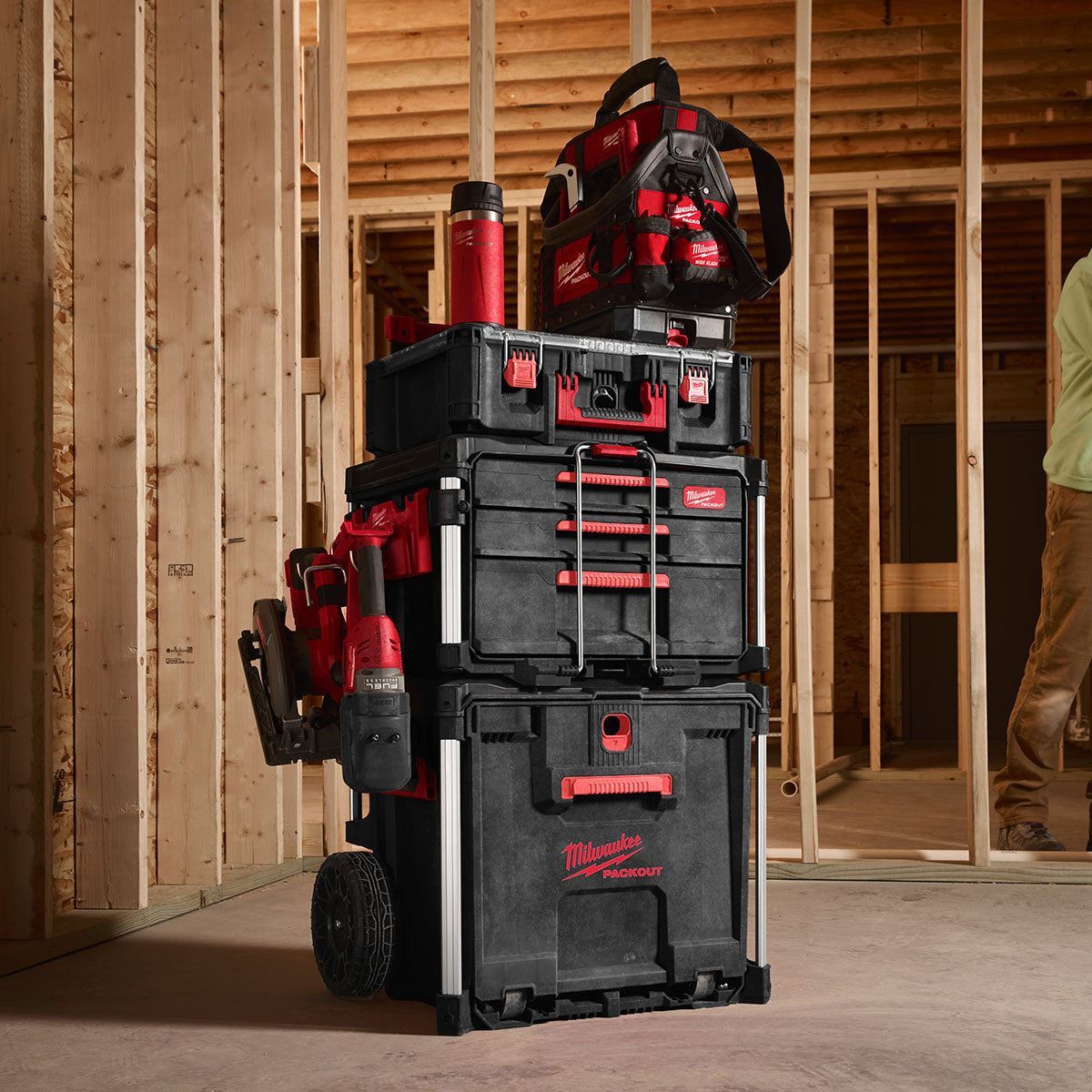 Milwaukee Packout Rolling Drawer Tool Box Trolley 4932498651