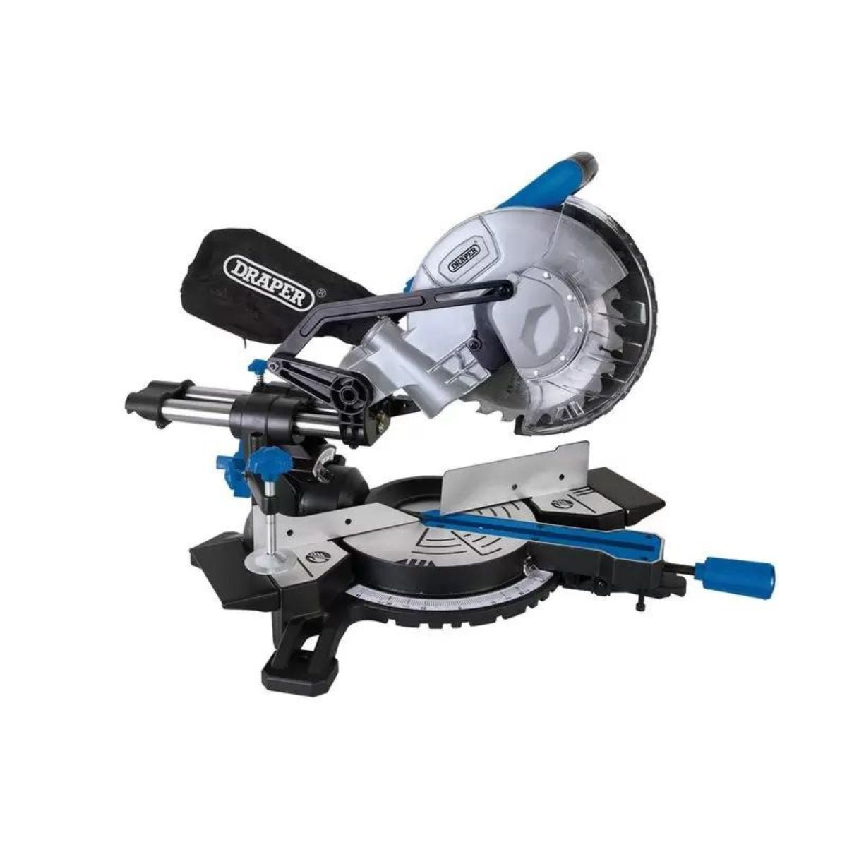 Draper SMS210B Sliding Compound Mitre Saw with Laser Cutting Guide 210mm 230V/1500W 83677