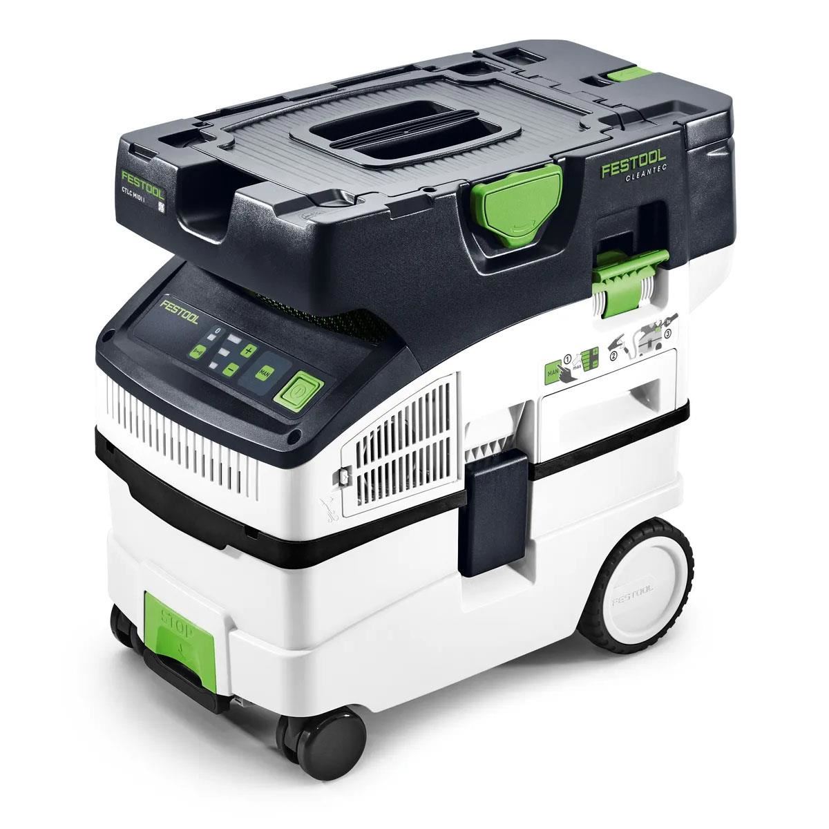 Festool CTLC MIDI I-Basic 36V Cordless Mobile Dust Extractor 577066 with 2 x 5.0Ah Battery & Charger