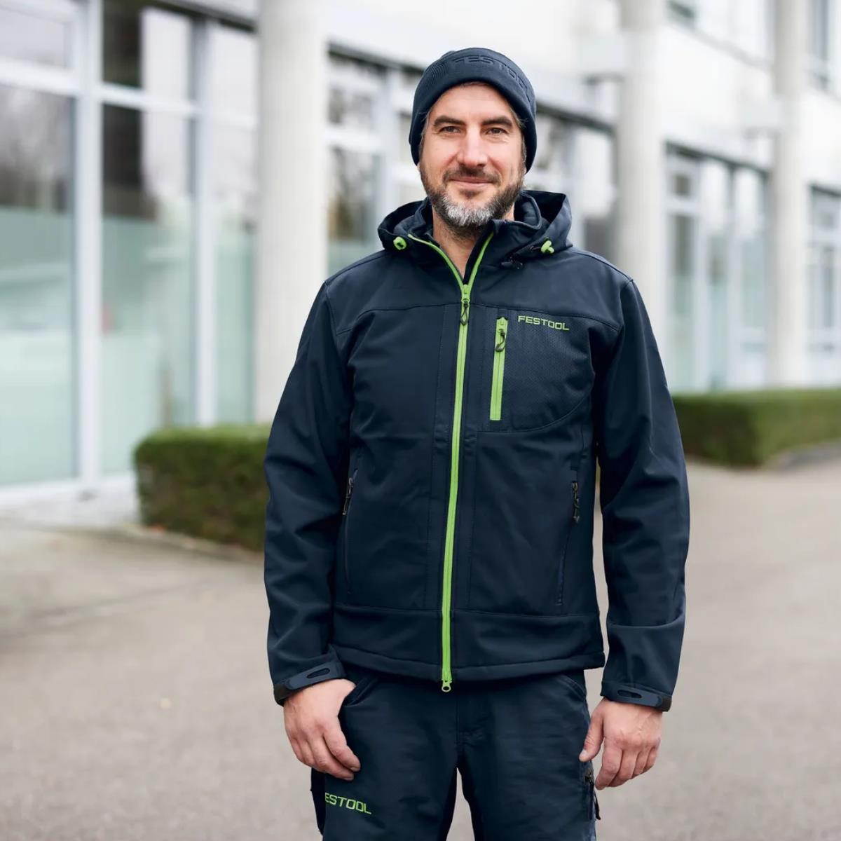 Festool SOJ-FT1 Men's Soft Shell Jacket Navy Medium Size ( M ) - 204057