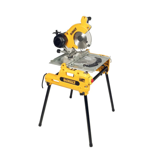 DeWalt DW743N 250mm Combination Flip-Over Saw 240V/2000W Table Saw & Mitre Saw in One Compact Design