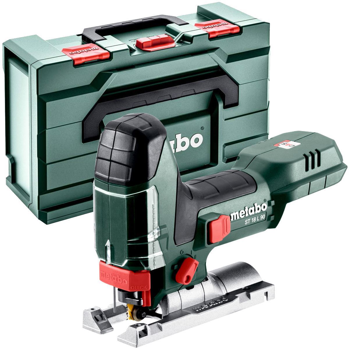 Metabo ST 18 L 90 18V Body Grip Jigsaw with 1 x 8.0Ah Battery Charger & Metabox