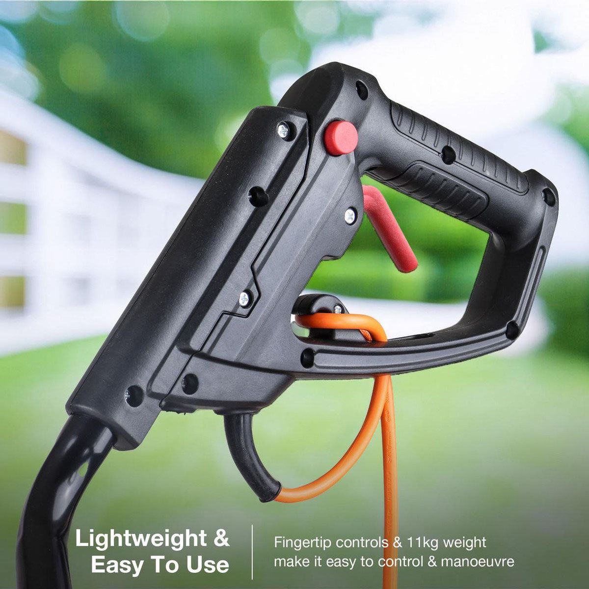 Hyundai HYT1500E 45cm Electric Garden Tiller Cultivator Rotovator and Rototiller 4 x 6 Blades 230V/1500W